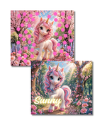 Zweier Klappkarte Einheftchallenge  Unicorn Jahreschallenge