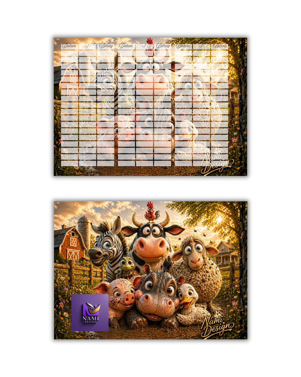 Sparbuch " Tierisch clever sparen"