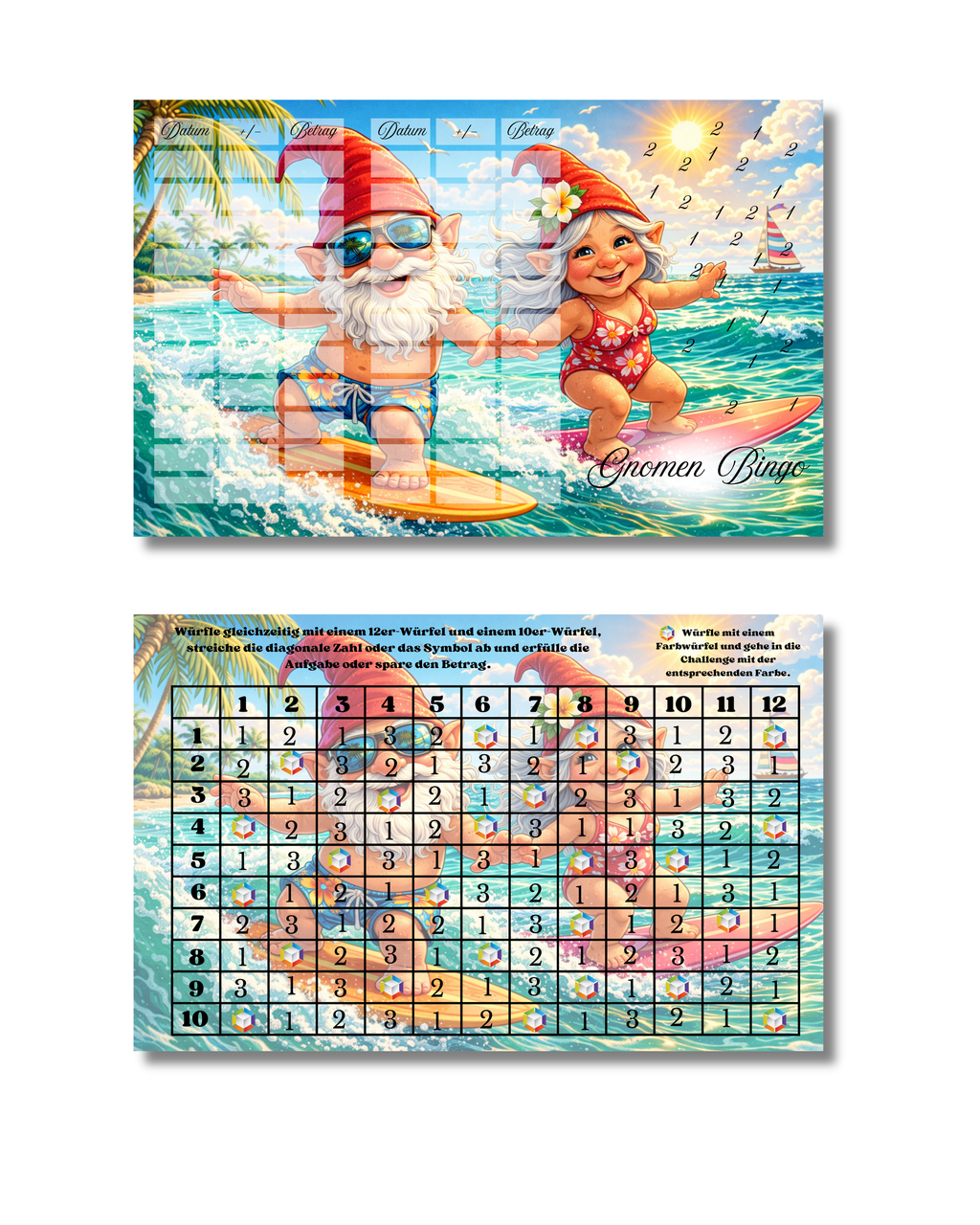 Spar Spiel "Gnomen Bingo"