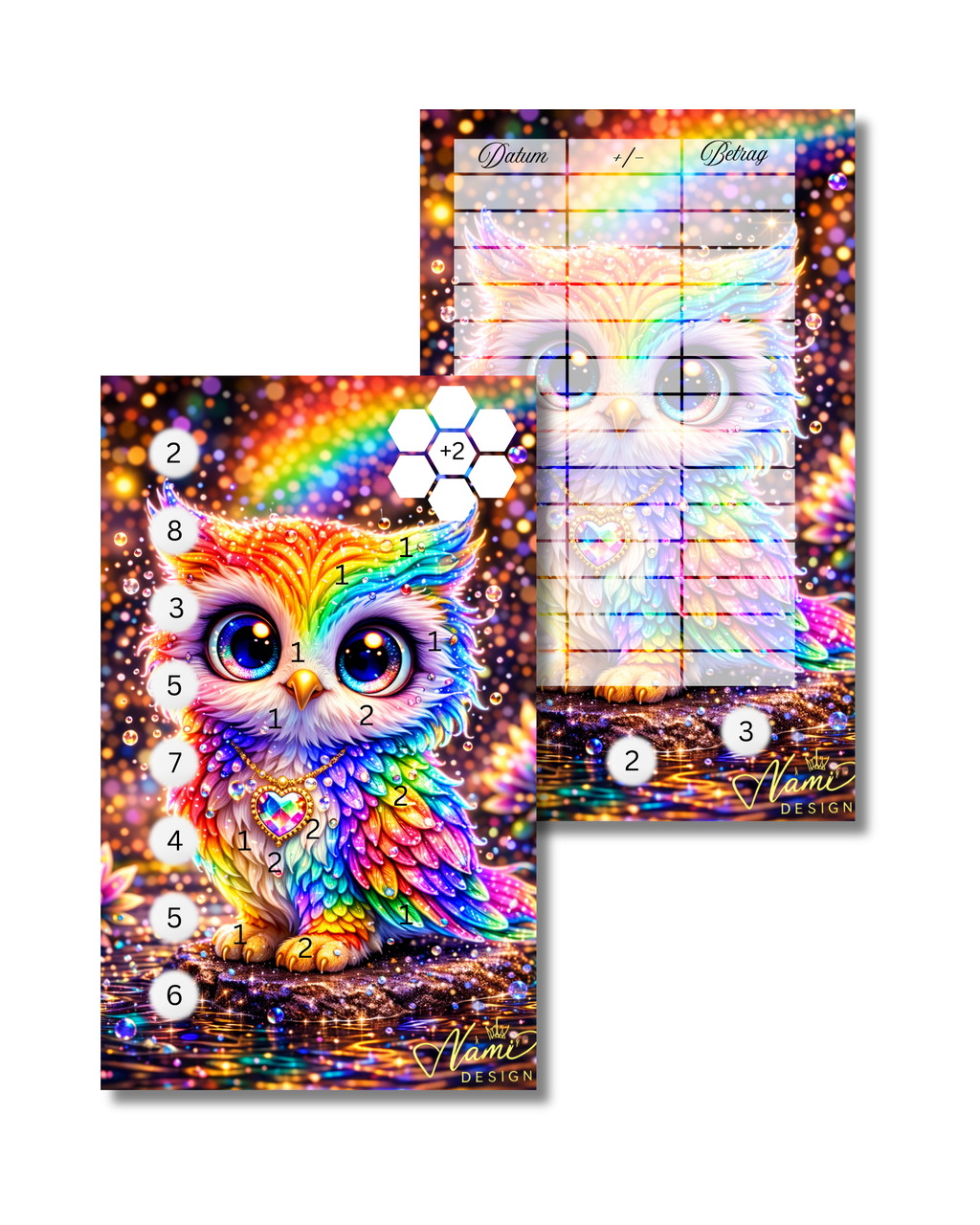 Einheftchallenge Rainbow Tiere