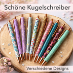Glitzer Kugelschreiber