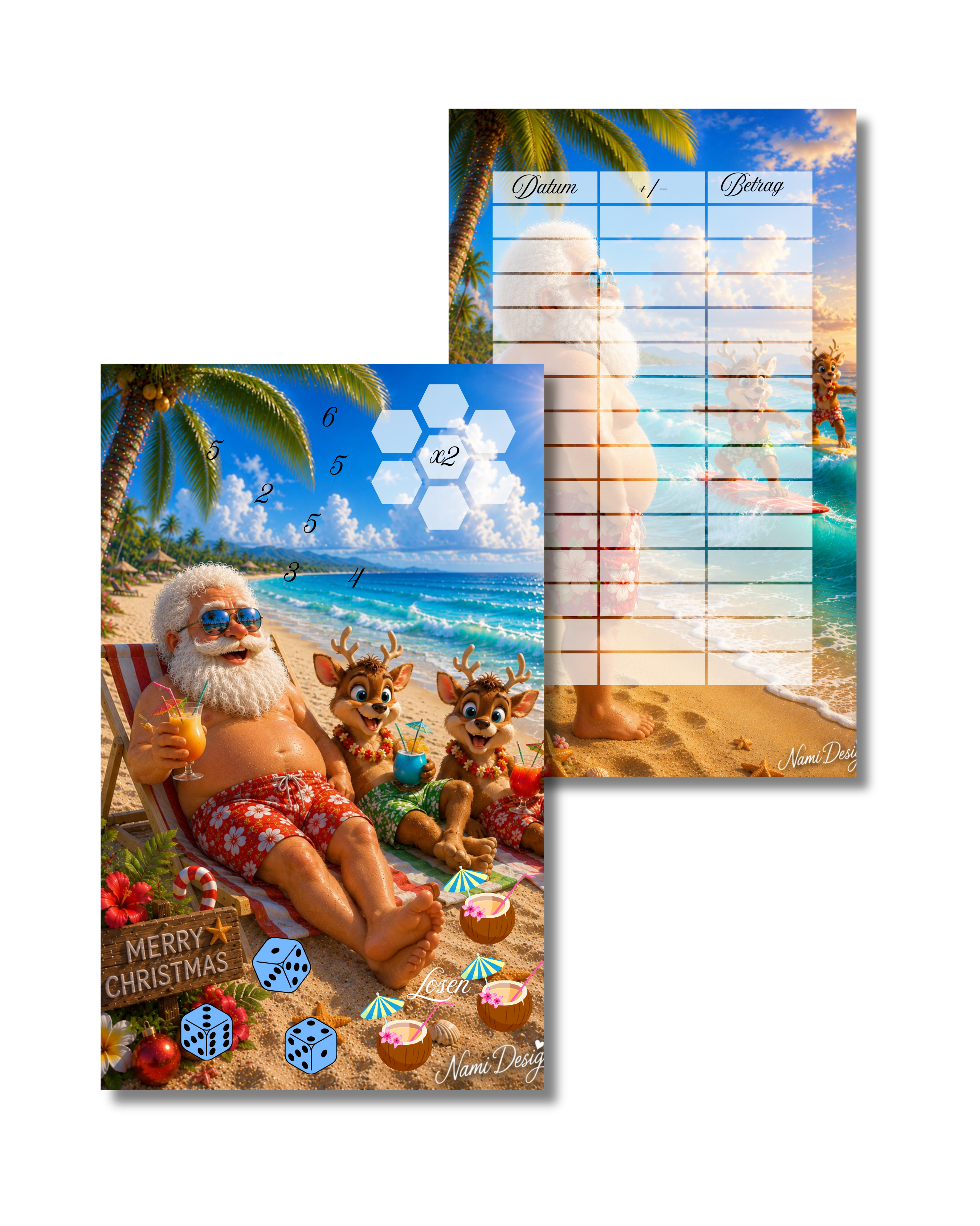 Einheftchallenge Weihnachtsmann